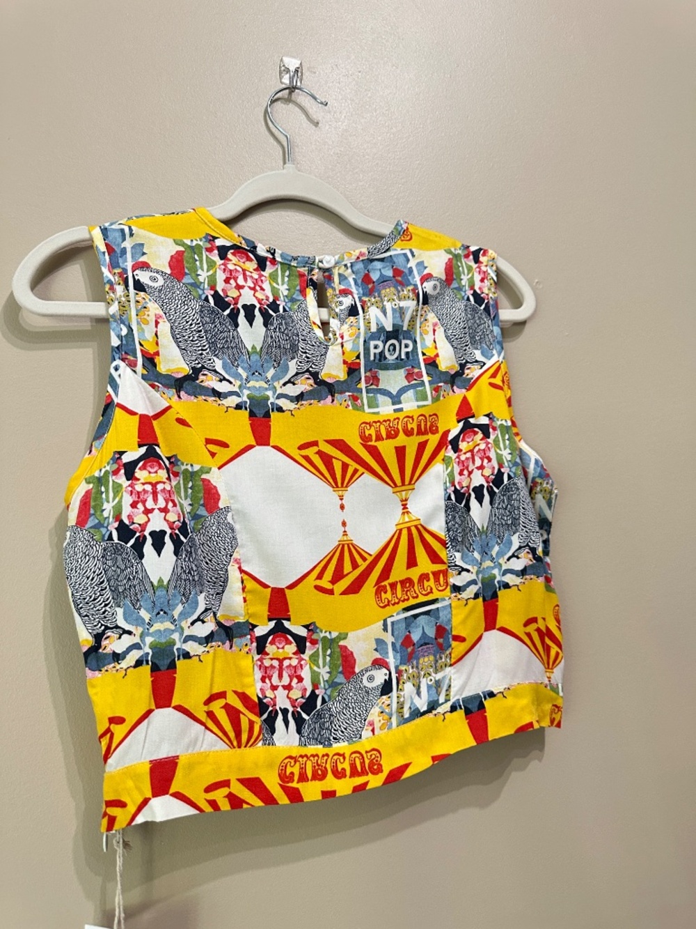 Akkriti by Pantaloons Colorful Circus Sleeveless Top Size M - Picture 9 of 10